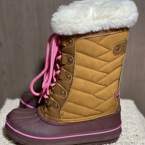 Girl’s London Fog Snow Boots NIB Beckenham Size 12